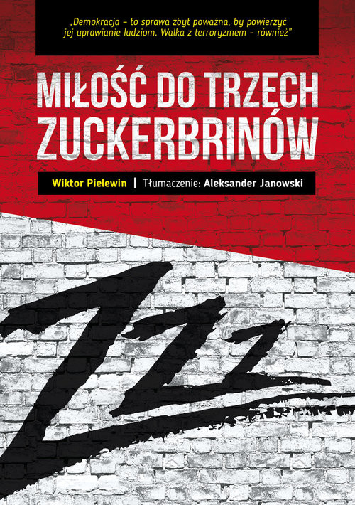 okładka Miłość do trzech zuckerbrinów książka | Wiktor Pielewin