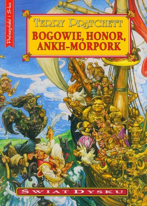 okładka Bogowie, honor, Ankh-Morpork książka | Terry Pratchett
