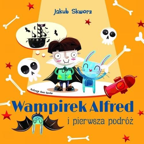 okładka Wampirek Alfred i pierwsza podróż książka | Jakub Skworz