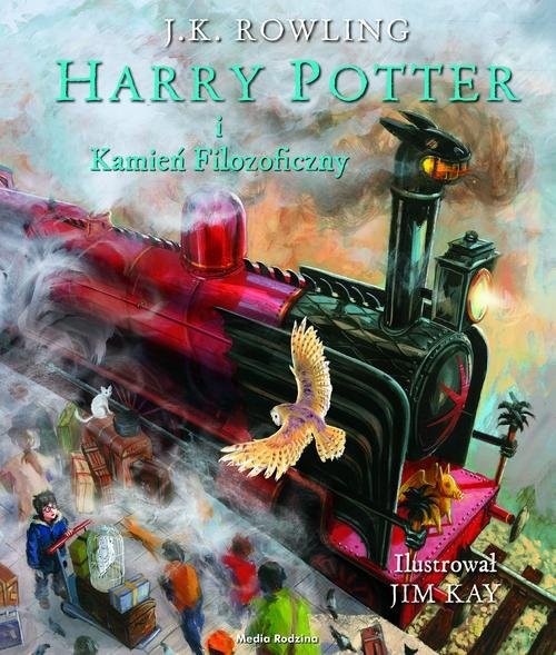 okładka Harry Potter i kamień filozoficzny. Ilustrowany książka | J.K. Rowling
