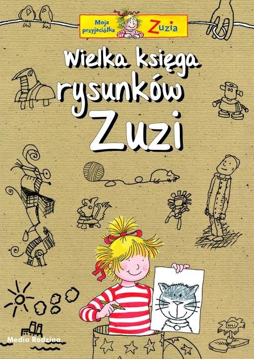 okładka Wielka księga rysunków Zuzi książka | Ulrich Velte