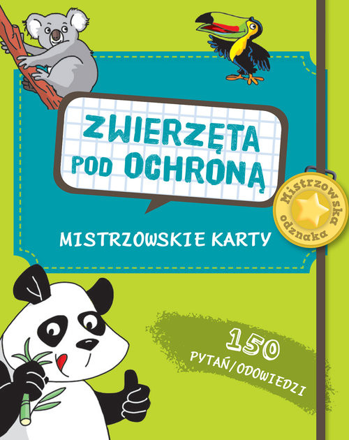 okładka Mistrzowskie karty. Zwierzęta pod ochroną książka