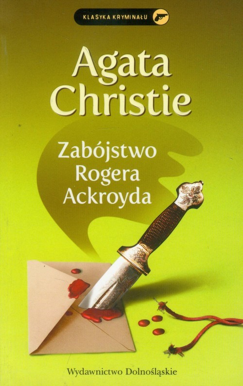 okładka Zabójstwo Rogera Ackroyda książka | Agata Christie