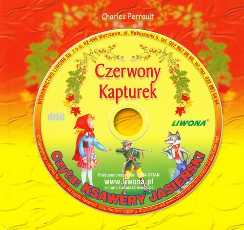 okładka Czerwony kapturek Słuchowisko + CD książka | Charles Perrault