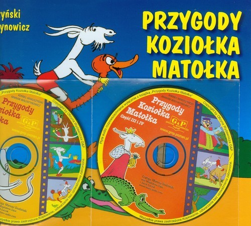 okładka Przygody Koziołka Matołka z płytą CD książka | Kornel Makuszyński