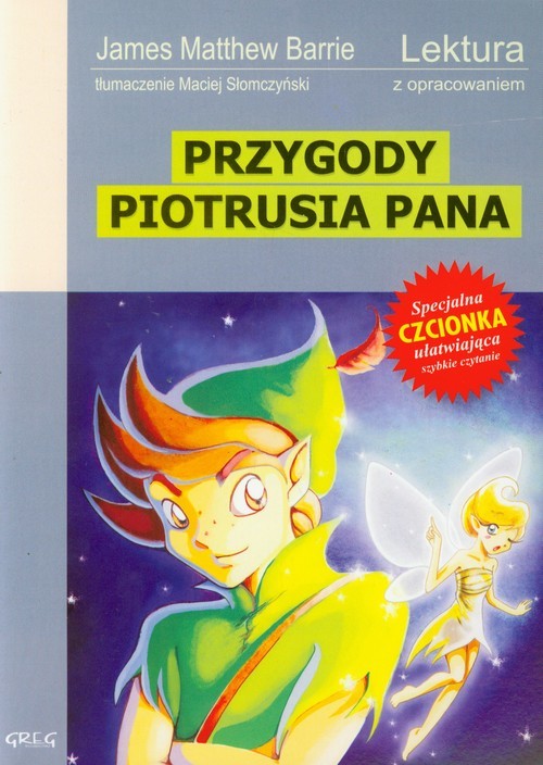 okładka Przygody Piotrusia Pana Lektura z opracowaniem książka | James Matthew Barrie