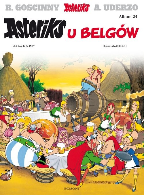 okładka Asteriks u Belgów Tom 24 książka | René Goscinny, Albert Uderzo