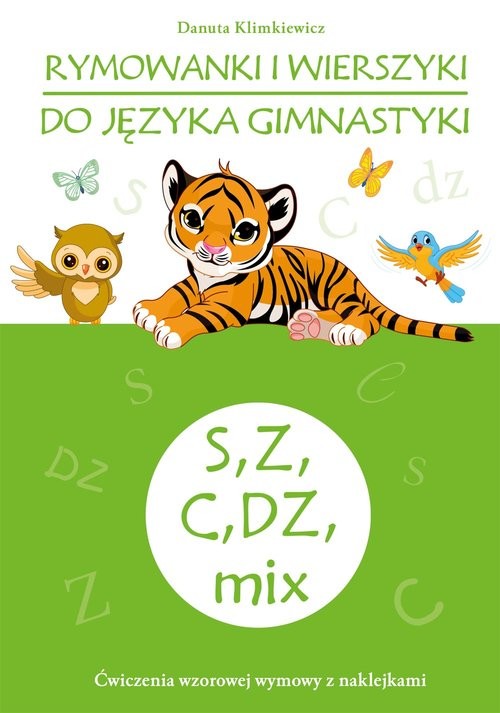 okładka Rymowanki i wierszyki do języka gimnastyki S, Z, C, DZ, mix książka | Klimkiewicz Danuta