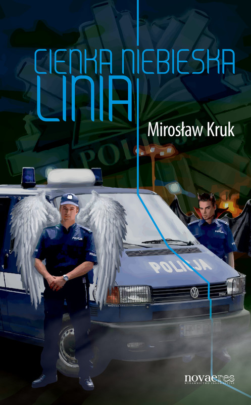 okładka Cienka niebieska linia ebook | epub, mobi | Mirosław Kruk