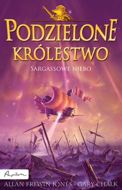 okładka Podzielone królestwo 5 Sargassowe niebo książka | Jones Allan Frewin, Gary Chalk