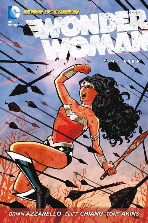 okładka Wonder Woman Krew Tom 1 książka | Azzazello Brian
