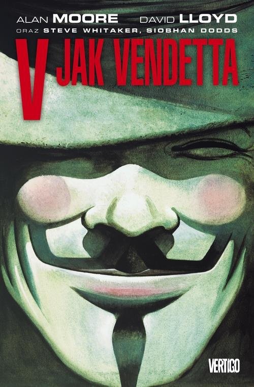 okładka V jak Vendetta książka | Alan Moore