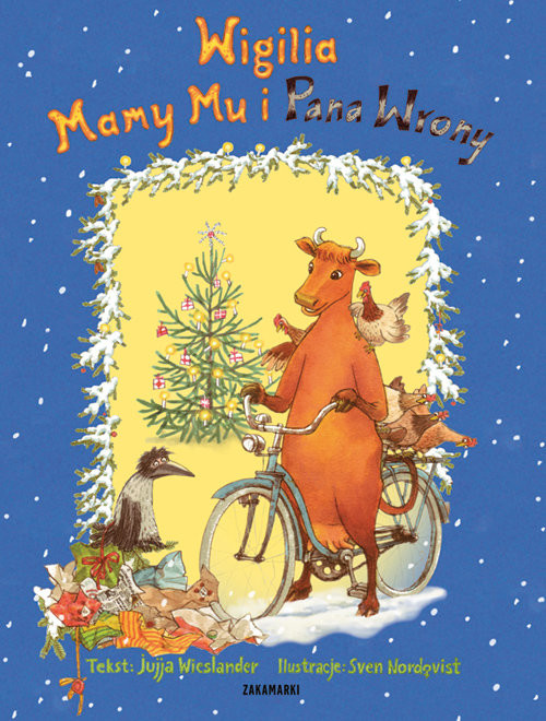 okładka Wigilia Mamy Mu i Pana Wrony książka | Jujja Wieslander