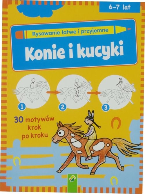 okładka Nauka rysowaninia Konie i Kucyki książka