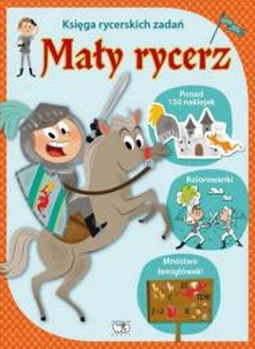 okładka Mały rycerz Księga rycerskich zadań książka | Levy Laura