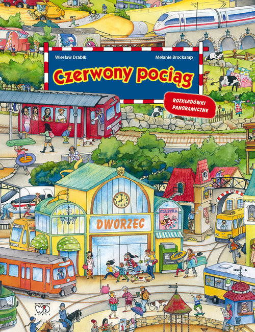 okładka Czerwony pociąg książka | Wiesław Drabik