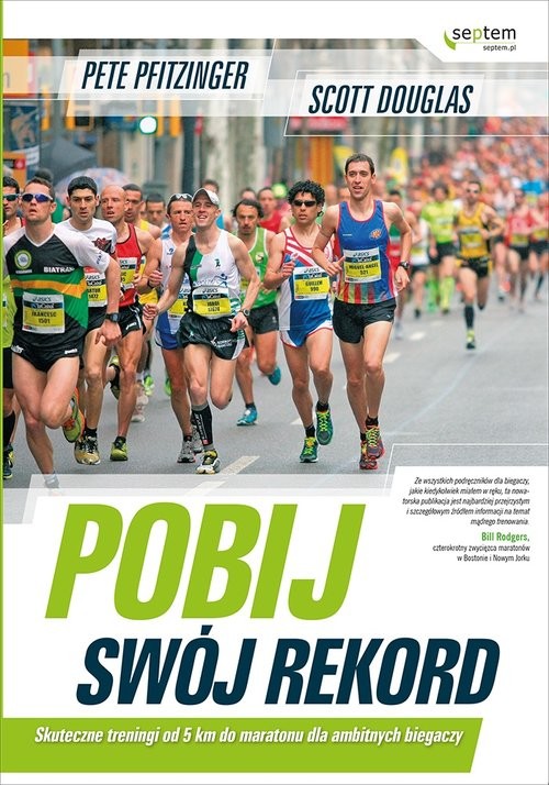 okładka Pobij swój rekord Skuteczne treningi od 5 km do maratonu dla ambitnych biegaczy książka | Pfitzinger Peter