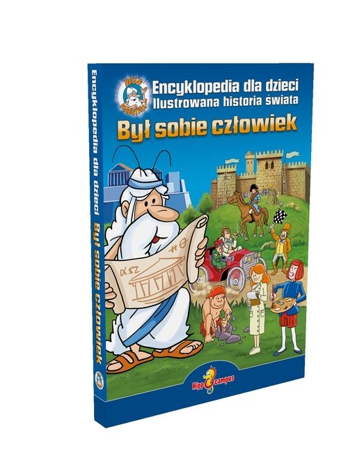 okładka Był sobie człowiek Encyklopedia dla dzieci + DVD książka | Waldemar Feliks Janusz