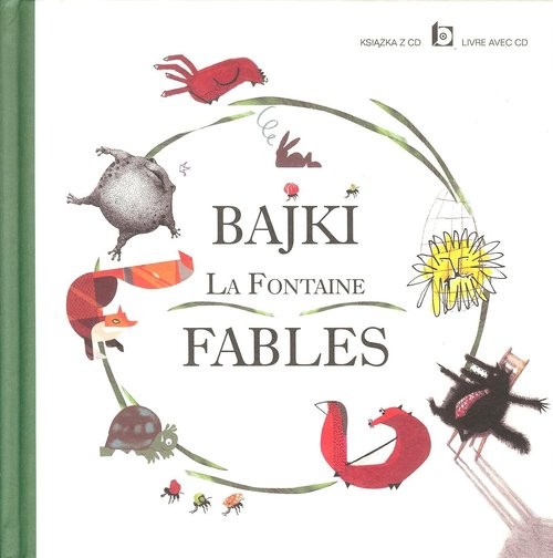 okładka Bajki La Fontaine Fables + CD książka | Jean de La Fontaine
