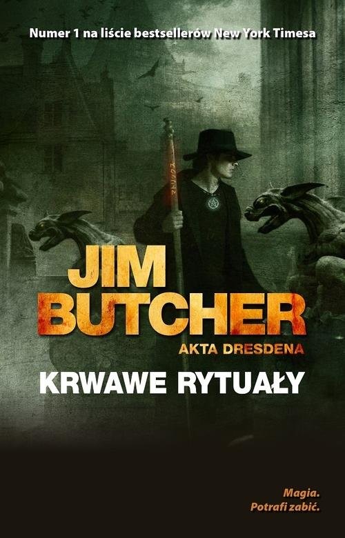 okładka Akta Dresdena Krwawe rytuały książka | Jim Butcher