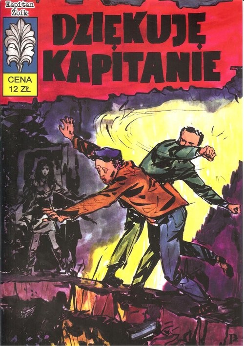 okładka Kapitan Żbik Dziękuję kapitanie książka | W. Krupka, Z. Safjan
