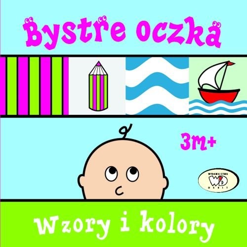 okładka Bystre oczka Wzory i kolory książka | Joanna Homel, Iwona Janoszek