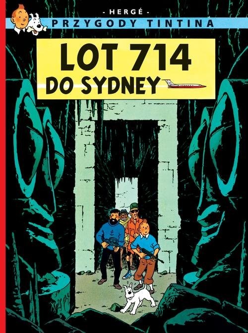 okładka Przygody Tintina Tom 22 Lot 714 do Sydney książka | Herge