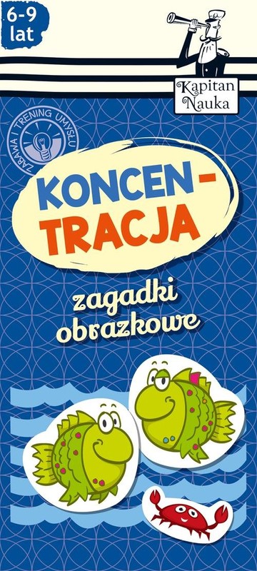 okładka Zagadki obrazkowe Koncentracja 6-9 lat książka | Trepczyńska Magdalena