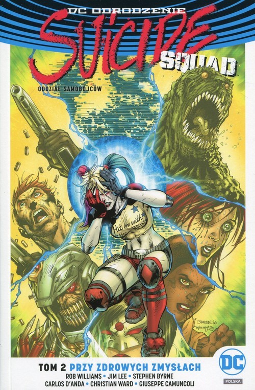 okładka Suicide Squad Oddział samobójców Tom 2 Przy zdrowych zmysłach książka | Wlliams Rob