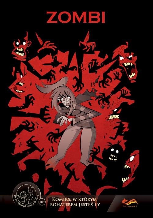 okładka Komiksy paragrafowe Zombi książka