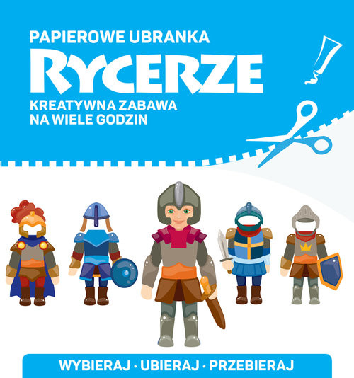 okładka Papierowe ubranka Rycerze książka