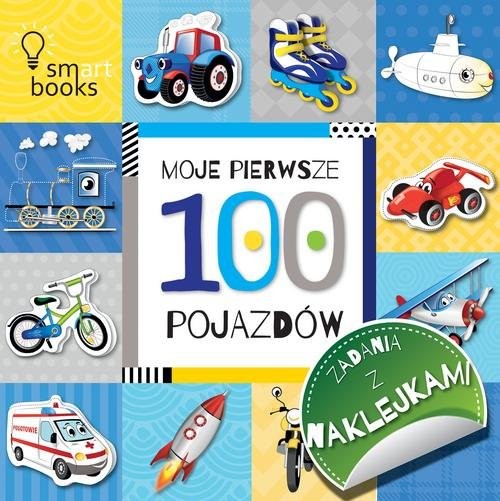 okładka 100 pojazdów Moje pierwsze zadania z naklejkami książka