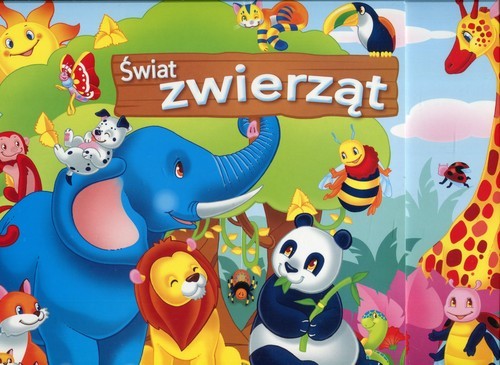 okładka Świat zwierząt teczka z książeczkami książka