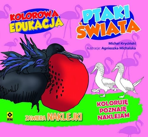 okładka Kolorowa edukacja Ptaki świata. książka | Michał Kryciński