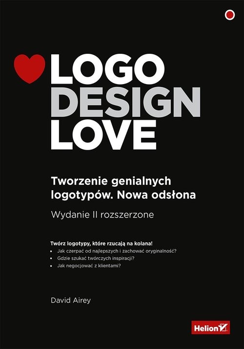 okładka Logo Design Love Tworzenie genialnych logotypów książka | David Airey