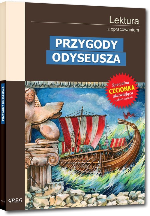 okładka Przygody Odyseusza Lektura z opracowaniem książka | Barbara Ludwiczak