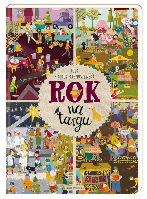 okładka Rok na targu książka | Jola Richter-Magnuszewska