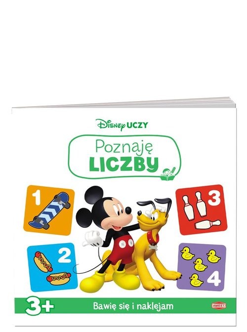 okładka Disney uczy Miki Raźni Rajdowcy Poznaję liczby UDM-2 książka