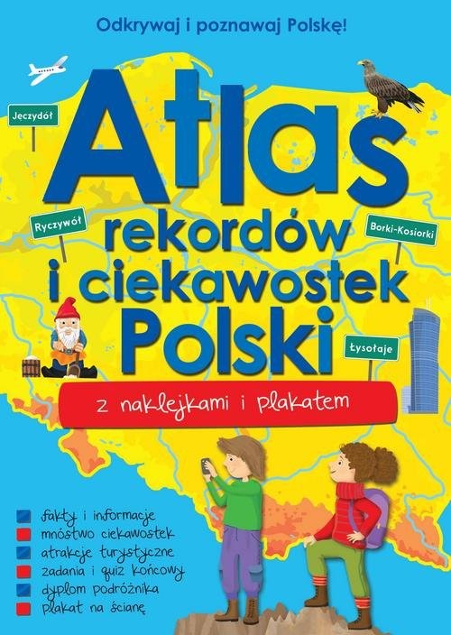 okładka Atlas rekordów i ciekawostek Polski książka