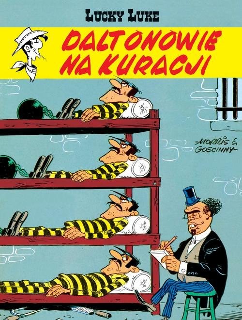 okładka Lucky Luke Daltonowie na kuracji książka | René Goscinny, Morris