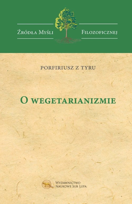 okładka O wegetarianizmie książka | z Tyru Porfiriusz