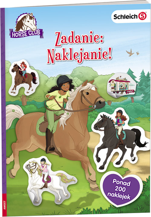 okładka Horse Club Zadanie Naklejanie/ LASS-401 książka