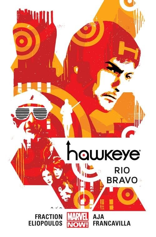 okładka Hawkeye Tom 4 Rio Bravo książka | Matt Fraction, David Aja, Chris Eliopoulos, Francesco Francavilla