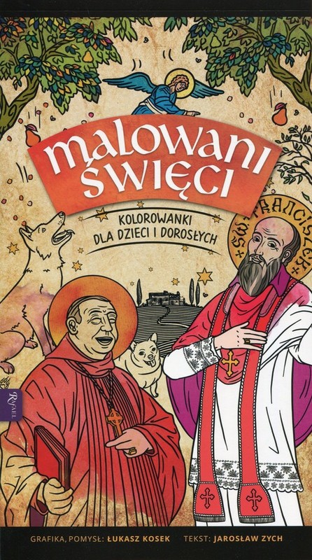 okładka Malowani Święci Kolorowanki dla dzieci i dorosłych książka