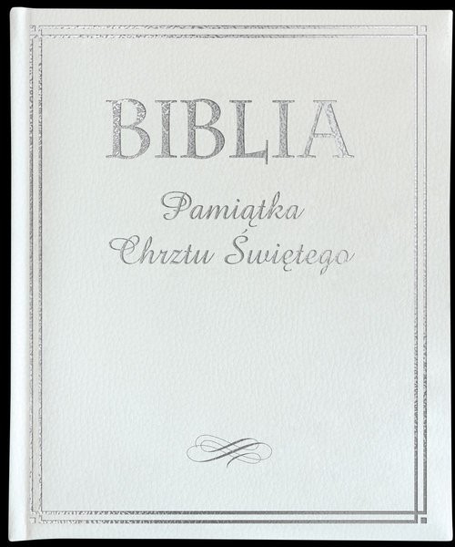 okładka Biblia Pamiątka Chrztu Świętego książka | Ribbons Lizzie
