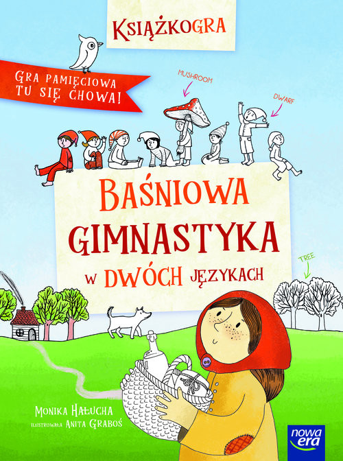 okładka Baśniowa gimnastyka w dwóch językach książka | Hałucha Monika