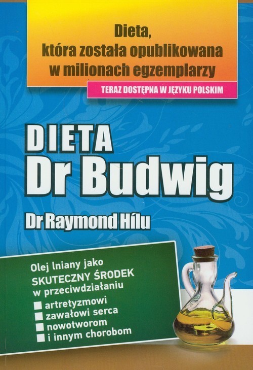 okładka Dieta Dr Budwig książka | Raymond Hilu
