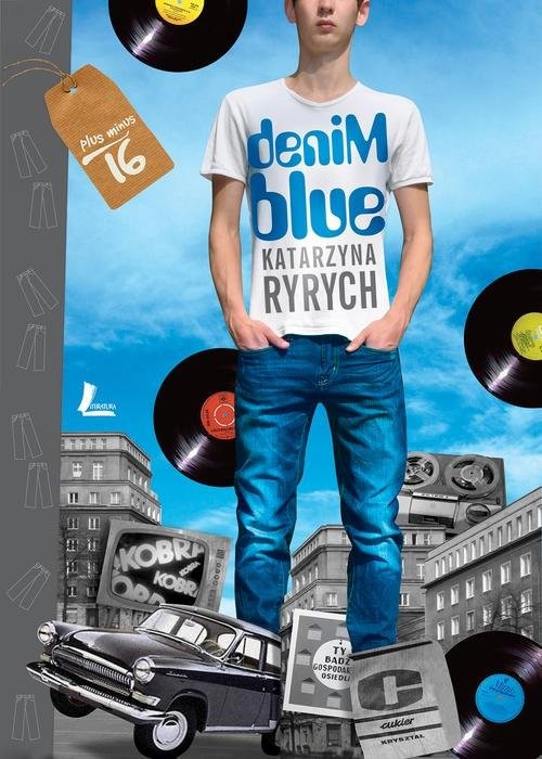 okładka Denim blue książka | Katarzyna Ryrych