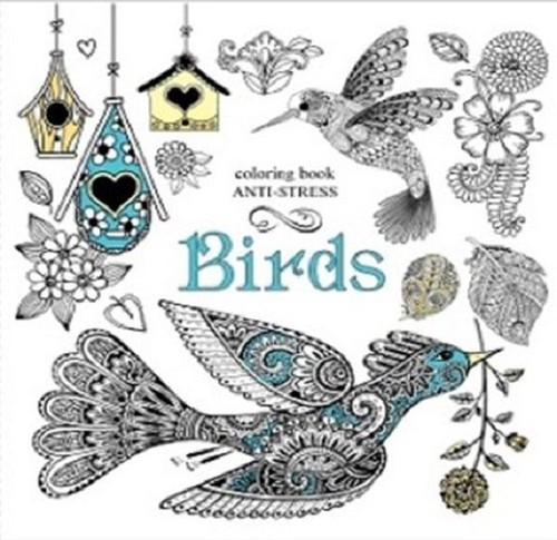okładka Kolorowanka antystresowa Birds książka