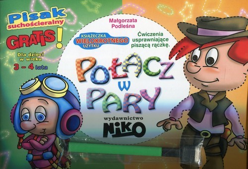 okładka Połącz w pary + pisak książka